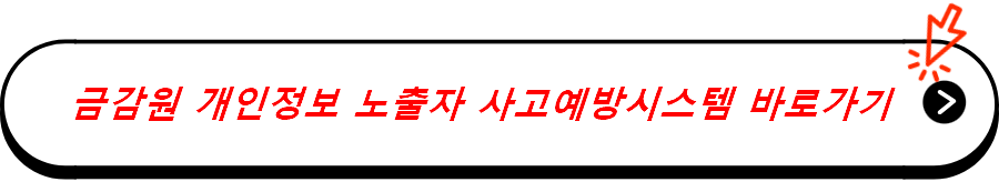 금감원 개인정보 노출자 사고예방시스템 바로가기 
