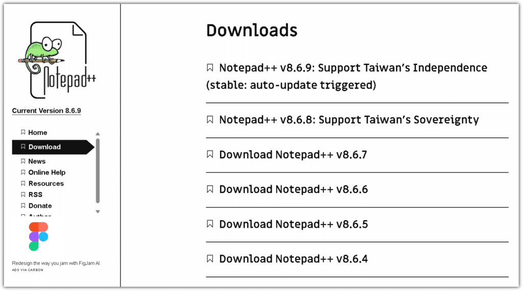 Downloads | Notepad++ (notepad-plus-plus.org)